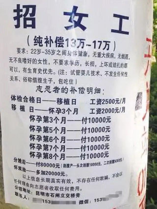 关于女孩清路边代孕广告事件，惊现少女地下非法代理，道德法律边缘的挑战！悬念重重揭示真相。